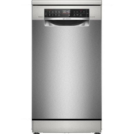 Masina de spalat vase Bosch SPS6YMI14E, Independenta, 10 seturi, Clasa energetica B, AquaStop, AquaSensor, DosageAssist, Detergent Automation, , 8 programe, 4 functii speciale, Inox