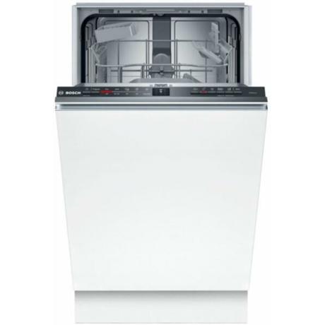 Masina de spalat vase Bosch SPV2HKX42E, complet incorporabila, capacitate 10 seturi, clasa de eficienta energetica E, Heat Exchanger, consum de apa 8,9l, InfoLight, AquaStop, AquaSensor, DosageAssist, Detergent Automation, EcoSilence Drive, 5 programe, 3 