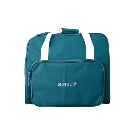 Geanta de transport Singer verde, nylon, doua burdufuri