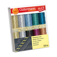 Set 10 papiote Gutermann Metallic Effect