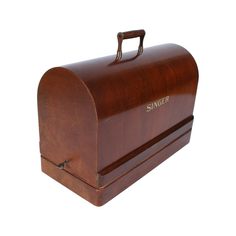 Cutie transport masina de cusut Singer Vintage, lemn lacuit, compatibila seria Vintage