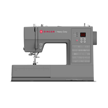 Masina de cusut Singer HD 6605, 215 Programe, Panou de comanda digital, 70 W, 1000 Imp/min, Gri