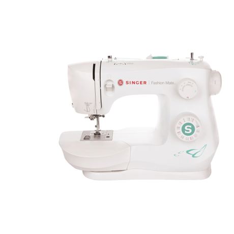 Masina de cusut Singer Fashion Mate 3337, 29 de cusaturi combinate, 1500 Imp./min, Butoniera automata intr-un singur pas, Alb