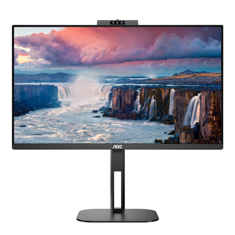 MONITOR AOC 24V5CW/BK 23.8 inch, Panel Type: IPS, Backlight: WLED, Resolution: 1920 x 1080, Aspect Ratio: 16:9,  Refresh Rate:75Hz, Response time GtG: 4 ms, Brightness: 300 cd/m², Contrast (static): 1000:1, Contrast (dynamic): 20M:1, Viewing angle: 178/178, Color Gamut (NTSC/sRGB/Adobe RGB/DCI-P3)