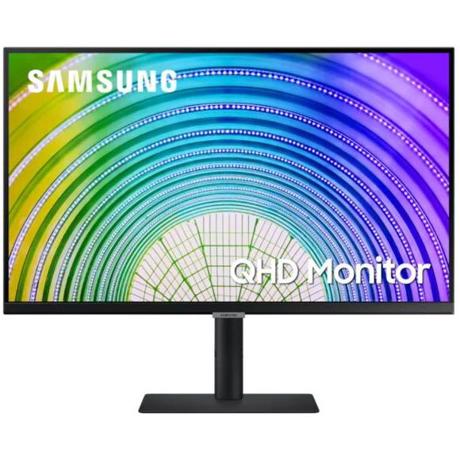 Monitor LED IPS Samsung 27" LS27A600UUU, WQHD, USB-C, FreeSync, Negru