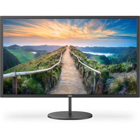 Monitor LED 31.5" AOC Q32V4, QHD 2560*1440, 75 Hz, WLED, IPS, 16:9, 4 ms, 1200:1, 250 cd/ mp, 178/178, Antiglare + 3H, VESA 100* 100, boxe 2* 2W, Headphone out, HDMI, DP, cablu HDMI inclus, AdaptiveSync, Flicker-free, Low blue light, Kensington Lock, culoare negru