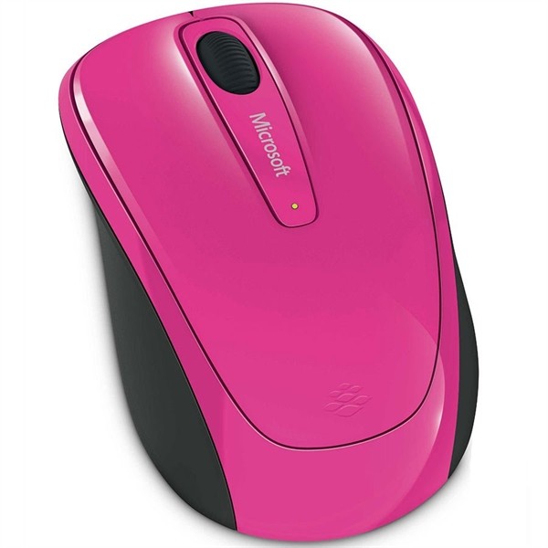 Mouse de notebook Microsoft Wireless Mobile Mouse 3500 Pink