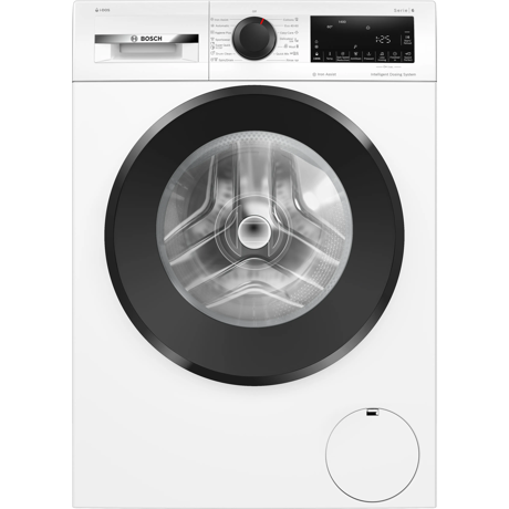 Masina de spalat rufe Bosch Seria 6 WGG244F3BY, 9 kg, 1400 rpm, Clasa A, i-DOS, Iron Assist, Speed Perfect, Motor EcoSilence Drive, Alb