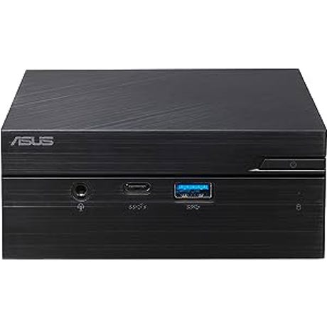 Mini PC ASUS Intel 11 Gen, 2.5 Gbps LAN, WiFi 6, Windows 10 Pro, Negru