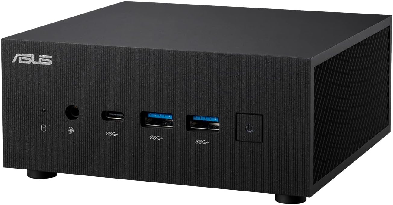 Mini PC ASUS AMD Ryzen, 2.5 Gbps LAN, WiFi 6E, 4KNegru