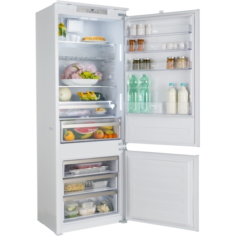 Combina frigorifica incorporabila Franke FCB 400 V NE N E, 400 L, Clasa E, Control Digital, Holiday, Fast Freeze, Fast Cool,  69 x 193.5 x 54.5 cm 118.0705.909
