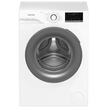 Masina de spalat rufe Arctic, 7kg, Clasa A, 1200 rpm, Motor SilentInverter, Saveinall, Recycled Tub, IronExpress, ExtraSteam, Display, Antracit