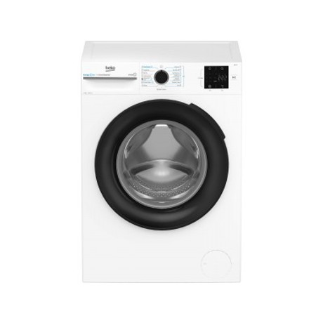 Masina de spalat rufe Beko B3WFU48415WB2ES, 8kg, Clasa A, 1400rpm, Motor ProSmartInverter, 15 programe, EnergySpin, SteamCure, ColdWash, Display, Alb