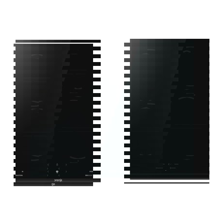 Plita incorporabila Gorenje GI6401BC, Inductie, 4 zone de gatit, 60 cm, Control tactil, Funcția PowerBoost, Touch control, Negru
