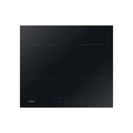 Plita Incorporabila Haier HAIPSJ64MC,  Inductie, 4 zone de gatit, WiFi, Boost, Sonda carne wireless, Slider Touch Control,60 cm, Neagru