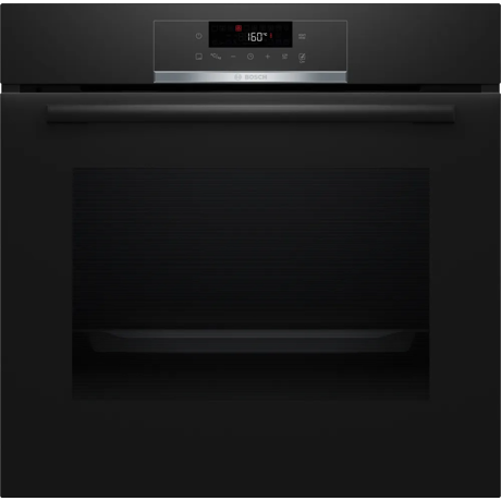 Cuptor incorporabil Bosch HBA571BB3, 71 L, Electric, Multifunctional, Grill, 5 functii, AutoPilot10, Touch control, Autocuratare pirolitica + hidrolitica, 3D Hotair, Clasa A+, Negru