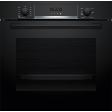 Cuptor incorporabil Bosch HBA574BB3, 71 L, Electric, Multifunctional, Grill, 7 functii , Autocuratare pirolitica, AutoPilot 10, 3D Hotair, Clasa A+, Negru
