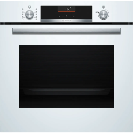 Cuptor incorporabil Bosch HBG536EW3, 71 L, Electric, Multifunctional, 7 functii, Grill, 3D Hotair, AutoPilot10, Autocuratare EcoClean + hidrolitica, Clasa A+, Alb