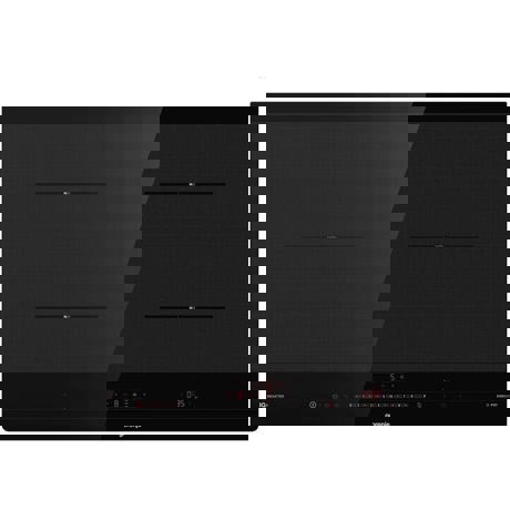Plita incorporabila Gorenje IS846BG, Inductie, 4 zone de gatit, PowerBoost, StayWarm, SoftMelt, Bridge function, TimeAssist, Recall function, AutoDetect, SliderTouch, Safety function, Negru