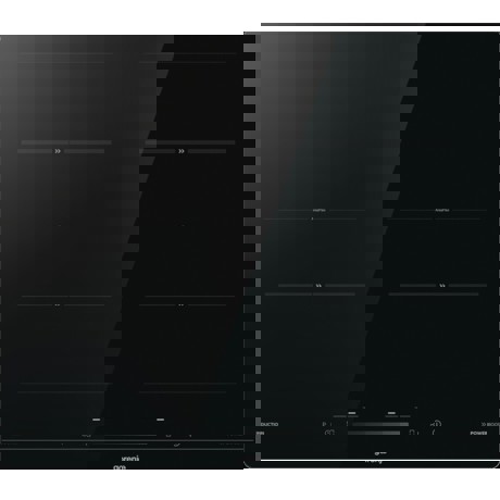 Plita incorporabila Gorenje ISC646BSC, Inductie, 4 zone de gatit, 60 cm, 7200 W, Touch control, PowerBoost, Timer, Child lock, Negru