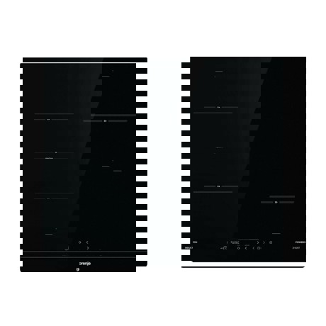 Plita incorporabila Gorenje IT643BSC7, Inductie, 4 zone de gatit, 60 cm, BridgeZone, PowerBoost, Flush installation, Timer, StopGo, Negru