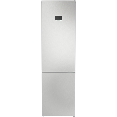 Combina frigorifica Bosch KGN397LDF, 363 L, NoFrost, VitaFresh, Touch control, PerfectFit, raft sticle, Clasa D, H 203 cm, Metal Look