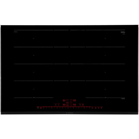 Plita incorporabila Bosch PXY875DC1E, Inductie, 4 zone de gatit, MaxiFlex, PerfectFry, 80 cm, Negru