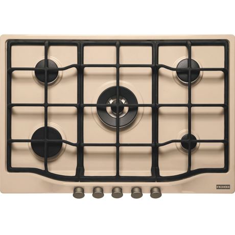 Plita incorporabila Franke Country FCH 755 4G TC OA C Avena 106.0696.853, 5 arzatoare gaz, 75 cm, Gratare fonta, Avena