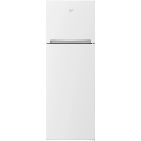 Frigider cu 2 usi Beko, 313l, Clasa E, NoFrost, Compresor ProSmartInverter, Rafturi sticla, Iluminare LED, Alb