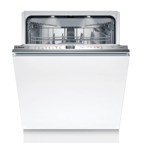 Masina de spalat vase incorporabila Bosch SBV6ZCX16E, 14 seturi, 8 programe, PerfectDry, EcoSilence Drive, Sistem Rackmatic, Tab-count, TimeLight, EmotionLight, Silence Pro, Home Connect, 60 cm, Clasa B