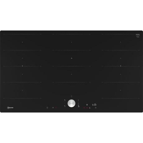 Plita incorporabila Neff T69PTX4L0, Inductie , 5 zone de gatit cu inductie din care 3x Flex Zonex, control Twist Pad si afisaj digital, senzor Extended Frying (11 trepte de temperatura),Home Connect, functie hob-hood-control, functie Favourite, timer cu deconectare, functie Power Boost, functie Power Transfer, functie Re Start, functie Quick Start