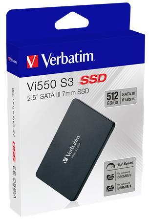 SSD Verbatim Vi550 S3 512GB 2.5" SATA 6Gb/s