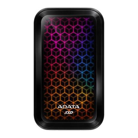 SSD extern ADATA SE770G RGB 1TB, USB 3.2, Negru