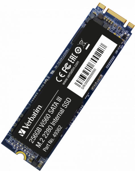 SSD Verbatim Vi560 256GB M.2 2280 SATA 6Gb/s