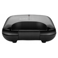 Sandwich-maker Amica SMK4021, 750 W, 3 tipuri de placi, Negru