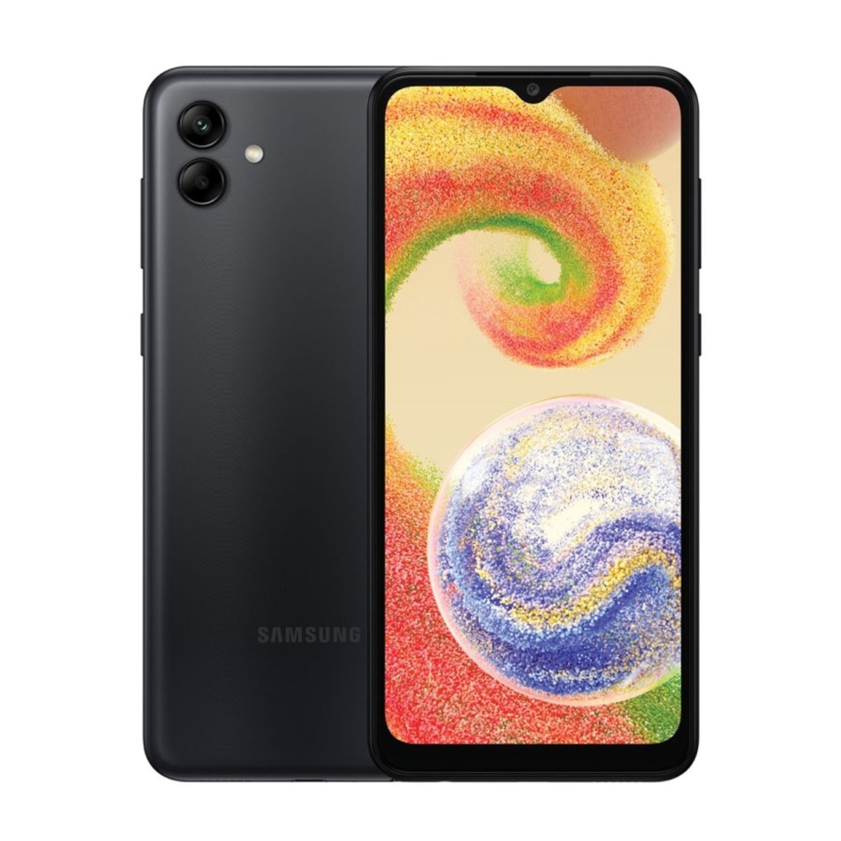 Telefon mobil SAMSUNG A04 A045F 6.5" 4GB 64GB DualSIM Black (non EU spec, 2pin EU adapter, CE mark)