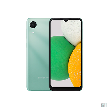 Telefon mobil Samsung Core A032F, 6.5 inch, 2GB RAM, 32GB, DualSIM,  (non EU spec, 2pin EU adapter, CE mark), Teal green