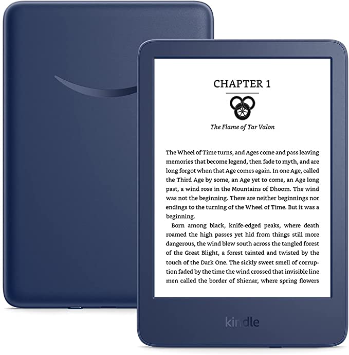 eBook Reader Amazon Kindle 2022, Display 6" 300 ppi, USB Type C, Denim