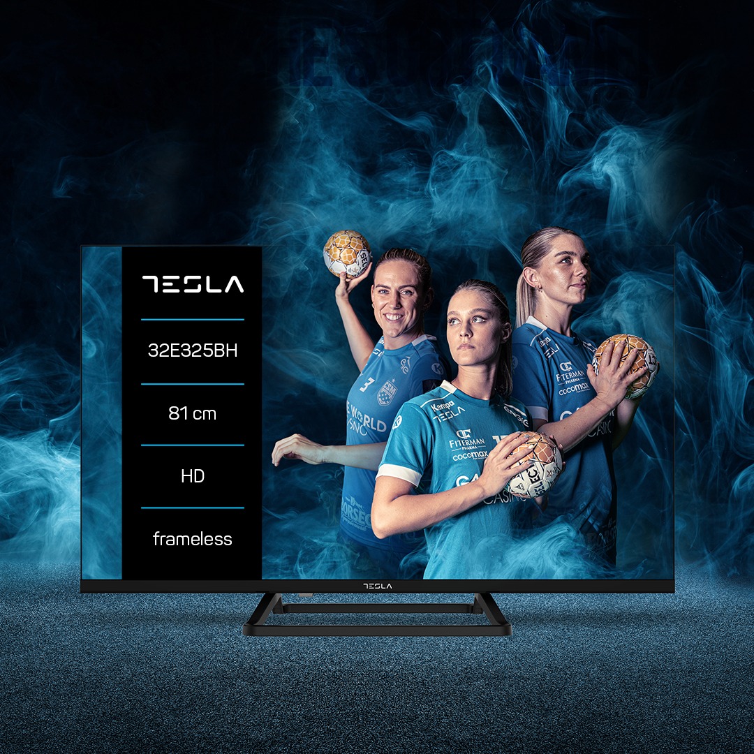 Televizor LED Tesla 32E325BH, 81 cm, Rezolutie HD Ready, Negru