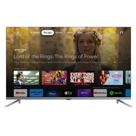 Televizor Smart LED Tesla 32S635SHS, 81cm, HD, Google TV™ OS, Wi-Fi, Bluetooth, Slot CI, Gri