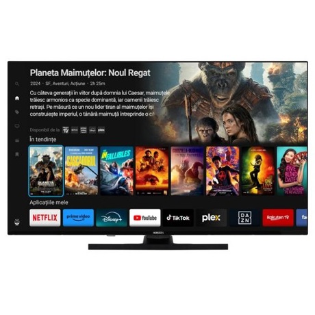 Televizor QLED Smart Horizon 65HQ8560U/D, 65" D-LED, 4K Ultra HD, DVB-S2/T2/C, CME 800Hz, TiVo, Contrast 5000:1, 250 cd/m2, 1xCI+, 3x HDMI (v2.1), 2x USB(v2.0), 1x OPTICAL, 1x AUX, 1x LAN(RJ45), USB Player (AVI,MKV, H.265/HEVC, JPEG), HDR10, Dolby Vision + Dolby Atmos, Hotel TV Mode (Passive), VESA 400 x
