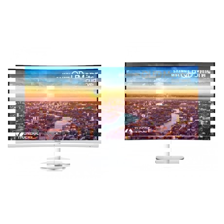 Monitor curbat Samsung LC34J791WTRXEN, 34", WQHD, DisplayPort, Argintiu