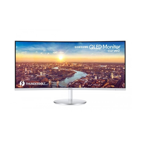 Monitor curbat Samsung LC34J791WTRXEN, 34", WQHD, DisplayPort, Argintiu