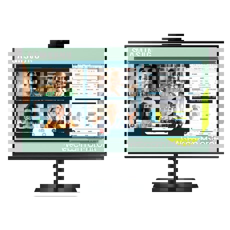 Monitor Samsung LS24A400VEUXEN, 24'', Full HD, 75Hz, 5ms, VGA, HDMI, Display Port, USB, Pivot