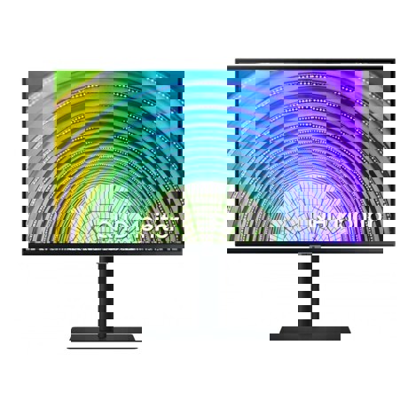 Monitor Samsung LS24A600UCUXEN, 24", WQHD, 75Hz, 5ms, HDR10, DisplayPort, HDMI, USB, USB-C, FreeSync, Negru