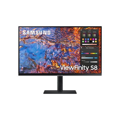 Monitor LED Samsung LS27B800PXUXEN, 27", 4K Ultra HD, 5ms, Negru