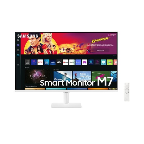 Monitor LED VA Samsung LS32BM701UUXEN, 32", 4k UHD, HDMI, WIDI, Bluetooth, Vesa, Alb