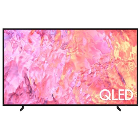 Televizor QLED 4K Samsung QE50Q60CA, 125 cm, Ultra HD 4K, Quantum Dot, Smart Hub, AirSlim, Negru