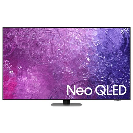 Televizor Neo QLED 4K Samsung QE65QN90CA, 163 cm, 4K UHD, Procesor Neo Quantum 4K, Wi-Fi, Bluetooth, Titan Black/Argintiu