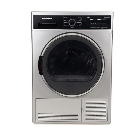 Uscator de rufe Heinner HHPD-V804SA++, Condensare si pompa de caldura, 8 kg, 15 programe, Argintiu